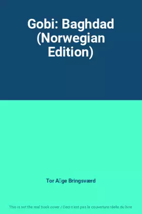 Couverture du produit · Gobi: Baghdad (Norwegian Edition)