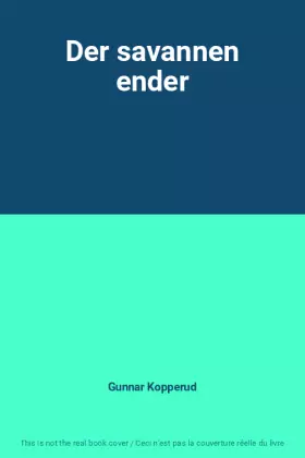Couverture du produit · Der savannen ender