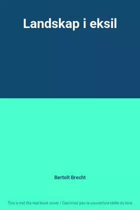 Couverture du produit · Landskap i eksil