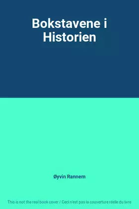 Couverture du produit · Bokstavene i Historien