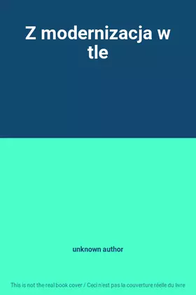 Couverture du produit · Z modernizacja w tle