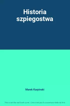 Couverture du produit · Historia szpiegostwa