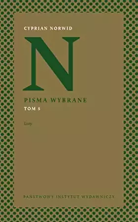 Couverture du produit · Listy. Pisma wybrane. Tom 5