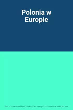 Couverture du produit · Polonia w Europie