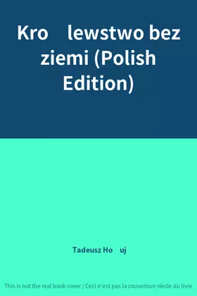 Couverture du produit · Królewstwo bez ziemi (Polish Edition)