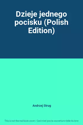 Couverture du produit · Dzieje jednego pocisku (Polish Edition)