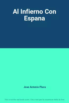Couverture du produit · Al Infierno Con Espana