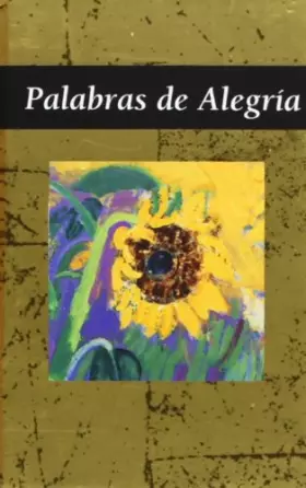 Couverture du produit · Palabras de alegría