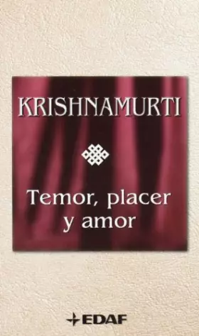 Couverture du produit · Temor, placer y amor