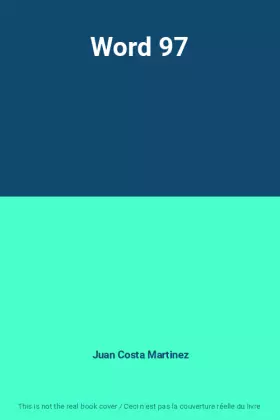 Couverture du produit · Word 97