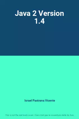 Couverture du produit · Java 2 Version 1.4