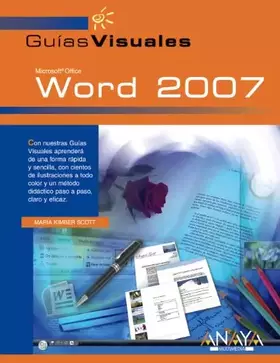 Couverture du produit · Word 2007 (Guías Visuales)