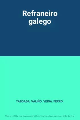 Couverture du produit · Refraneiro galego