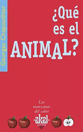 Couverture du produit · ¿Qué es el animal?