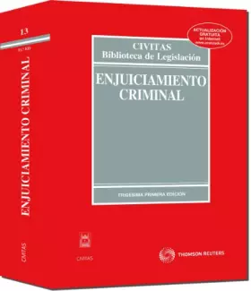 Couverture du produit · Enjuiciamiento Criminal (Código Universitario)
