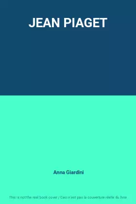 Couverture du produit · JEAN PIAGET