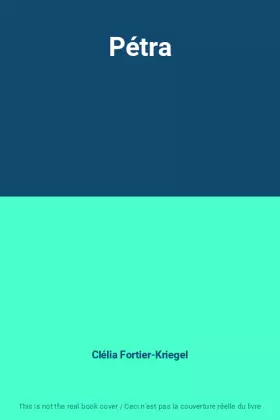 Couverture du produit · Pétra
