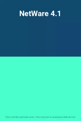 Couverture du produit · NetWare 4.1