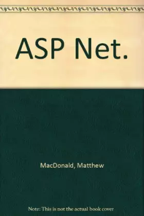Couverture du produit · Manual de referencia asp.net