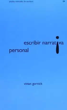 Couverture du produit · Escribir narrativa personal: 1 (Aprender)