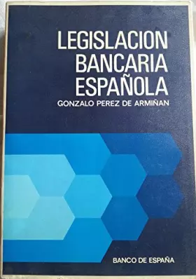 Couverture du produit · Legislación bancaria española