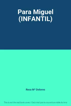 Couverture du produit · Para Miguel (INFANTIL)