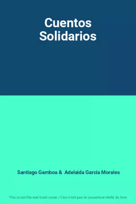 Couverture du produit · Cuentos Solidarios