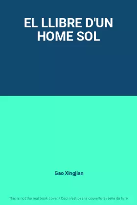 Couverture du produit · EL LLIBRE D'UN HOME SOL
