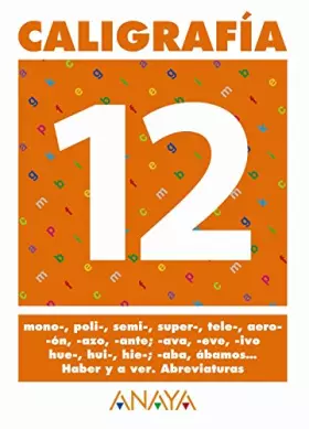 Couverture du produit · Caligrafía 12.