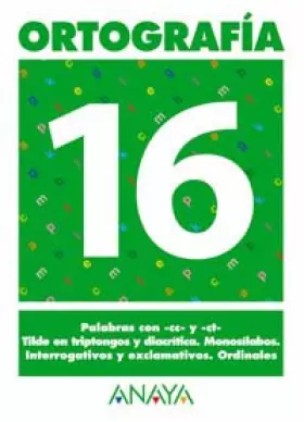 Couverture du produit · Ortografía 16.