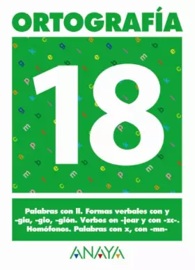 Couverture du produit · Ortografía 18.