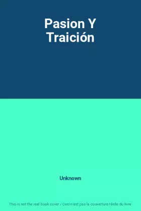 Couverture du produit · Pasion Y Traición