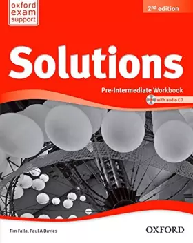 Couverture du produit · Solutions 2nd edition Pre-Intermediate. Workbook CD Pack