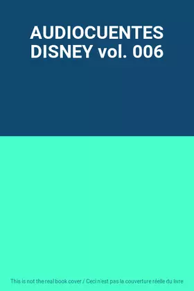 Couverture du produit · AUDIOCUENTES DISNEY vol. 006
