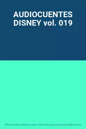 Couverture du produit · AUDIOCUENTES DISNEY vol. 019