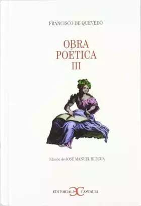 Couverture du produit · Obra poética Tomo III .