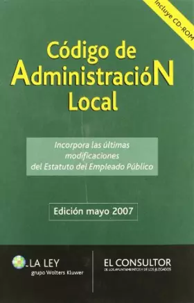 Couverture du produit · Administración local (Colección Códigos El Consultor)
