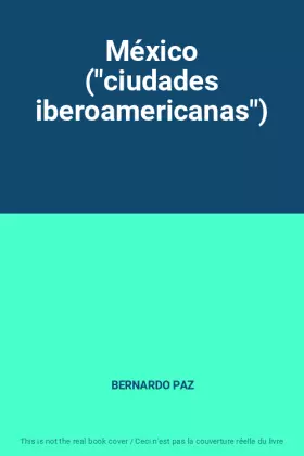 Couverture du produit · México ("ciudades iberoamericanas")