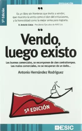 Couverture du produit · Vendo, luego existo