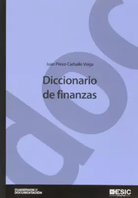 Couverture du produit · Diccionario de Finanzas