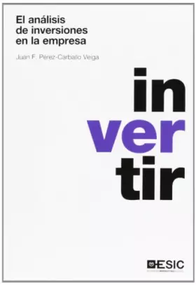 Couverture du produit · El análisis de inversiones en la empresa