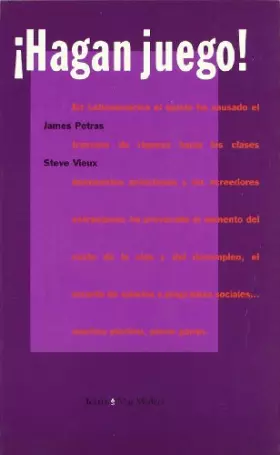 Couverture du produit · ¡Hagan juego!