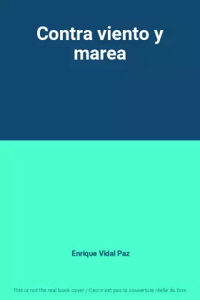 Couverture du produit · Contra viento y marea