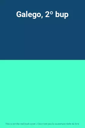 Couverture du produit · Galego, 2º bup