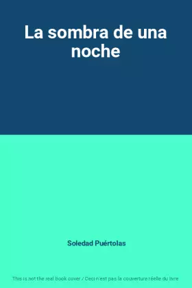 Couverture du produit · La sombra de una noche