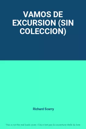 Couverture du produit · VAMOS DE EXCURSION (SIN COLECCION)