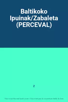 Couverture du produit · Baltikoko Ipuinak/Zabaleta (PERCEVAL)
