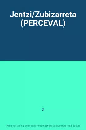 Couverture du produit · Jentzi/Zubizarreta (PERCEVAL)