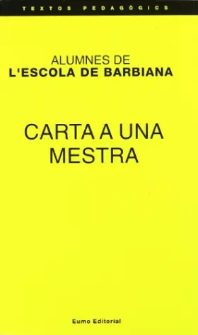 Couverture du produit · Carta a una mestra