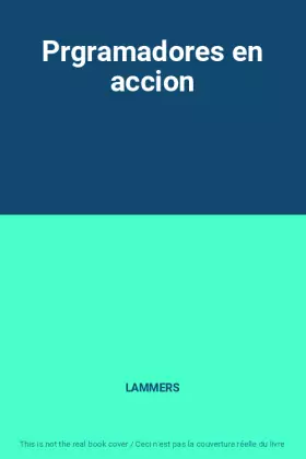 Couverture du produit · Prgramadores en accion